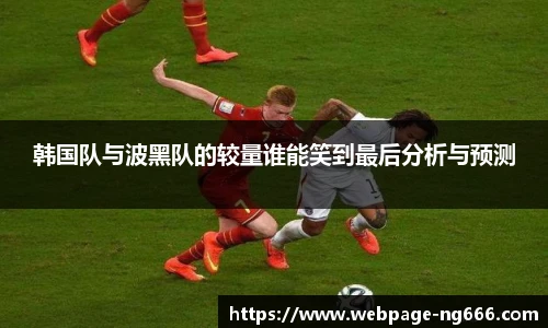 韩国队与波黑队的较量谁能笑到最后分析与预测